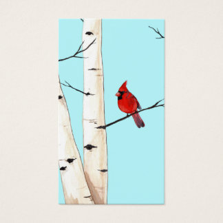 Cardinal Sympathy Funeral Memorial Prayer Card Visitekaartje