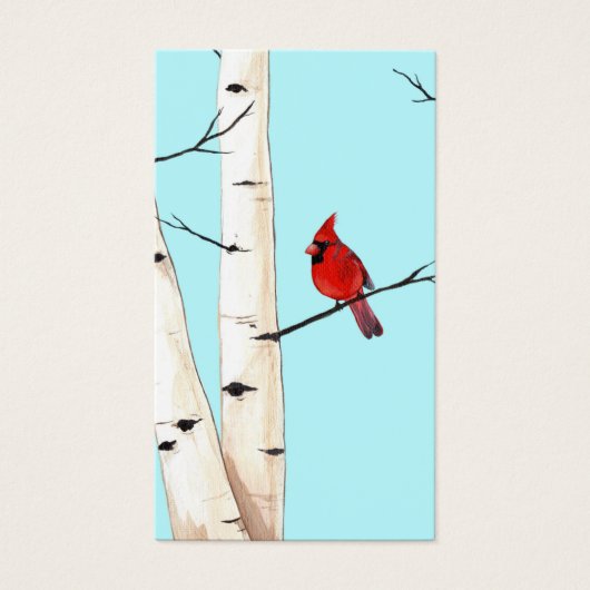 Cardinal Sympathy Funeral Prayer Card  (Devant)