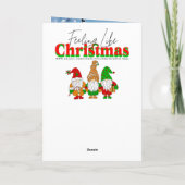 Cardinal Themed Personalized Christmas Kaart (Achterkant)