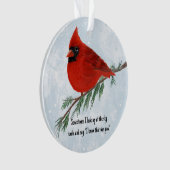 Cardinal Vacances Souvenir Acrylique (devant)