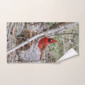 Cardinal vibrant (Serviette à main)