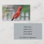 Cardinale foto visitekaartje (Voorkant / Achterkant)