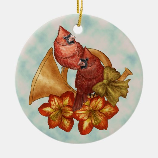 Cardinals Horn ornament (Voorkant)