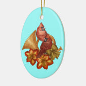 Cardinals Horn ornements personnalisés (Gauche)