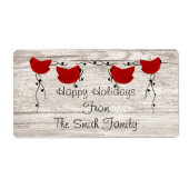 Cardinals-label Etiket (Voorkant)