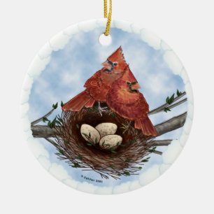 Cardinals Nest ornament