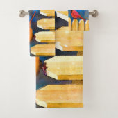 Cardinals on the Fence Painting - Art original (En situation)