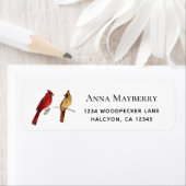 Cardinals Return Address Label (Insitu)