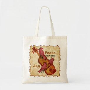 Cardinals Violin Tote Bag