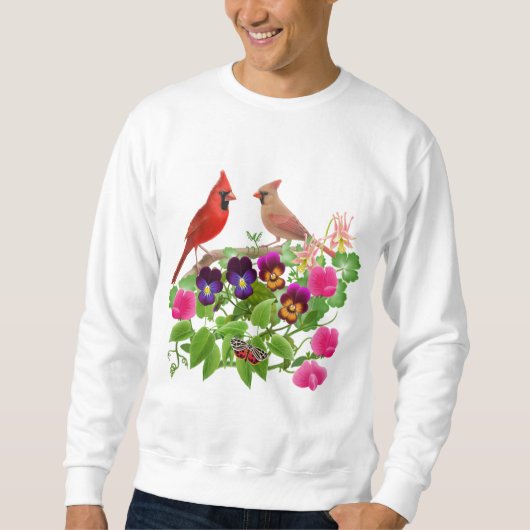Cardinaux dans le sweatshirt de jardin (Devant)