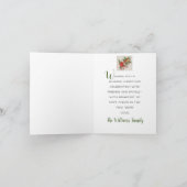 Cardinaux de neige personnalisés Carte de Noël (Intérieur)