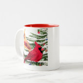 Cardinaux de Noël Mug par JML (Devant gauche)
