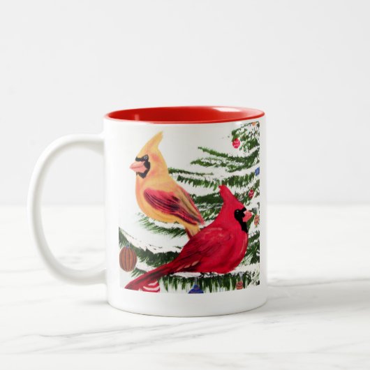 Cardinaux de Noël Mug par JML (Gauche)