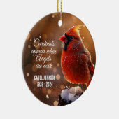 Cardinaux et Anges Ornement personnalisé (Droite)