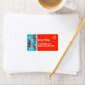 Cardinaux MCM - Étiquettes de adresse de cartes de (En situation)