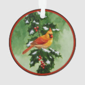 Cardinaux nordiques masculins et féminins (dos)