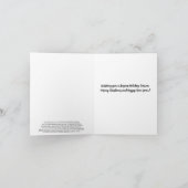 Cardinaux Plié Carte de Noël (Intérieur)