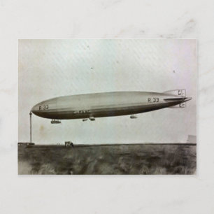 Cardington, luchtschip R33 Briefkaart