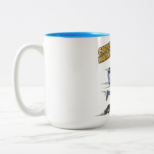 Cardio Warrior Tweekleurige Koffiemok (Links)