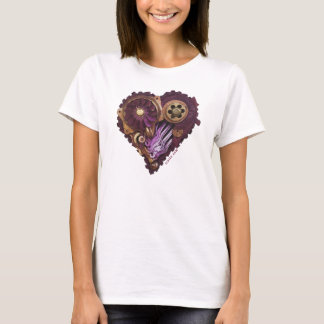 CardioArt-Geassembleerd hart in Paars en goud II T-shirt