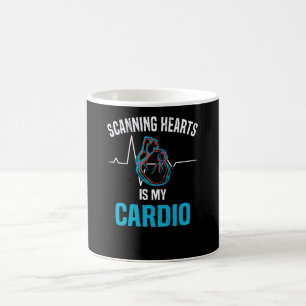 Cardiologie Cardioloog hartstoel hartslag hartslag Koffiemok