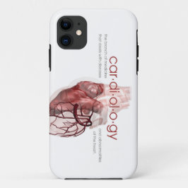 Cardiologie - vaste telefoondraagtas iPhone 11 hoesje