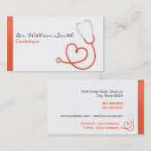 Cardiologist Visitekaartje (Voorkant / Achterkant)