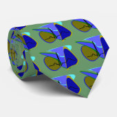 Cardiologue Cravate Abstraite QRS Design (Roulé)