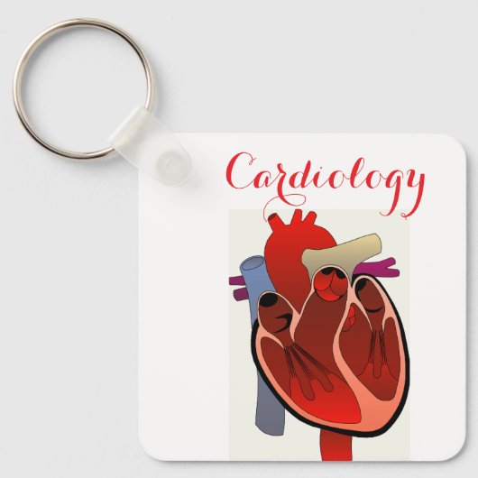 "Cardiology Key Ring" Sleutelhanger (Voorkant)