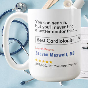Cardioloog Custom Gift Tweekleurige Koffiemok