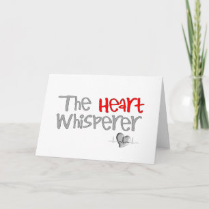 Cardioloog Gifts "The Heart Whisperer" Kaart