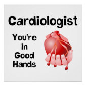 Cardioloog Goede Handen Perfect Poster (Voorkant)