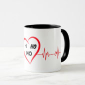 Cardioloog Hart Doctor Cardiologie Echo Design Mok (Voorkant rechts)