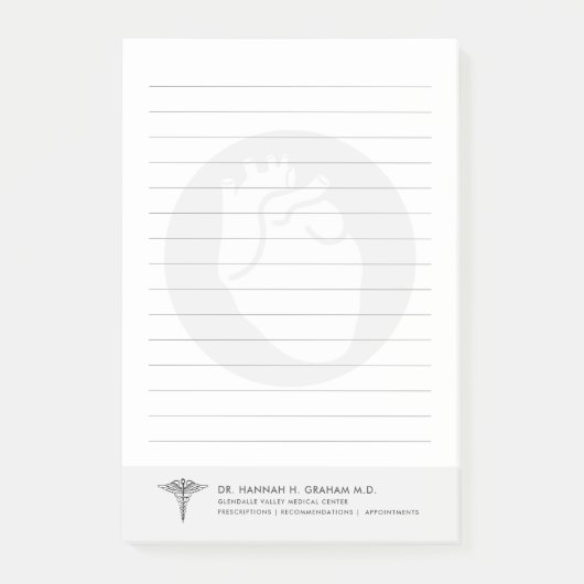 Cardioloog |  hartarts post-it® notes (Voorkant)