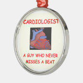 cardioloog metalen ornament (Links)
