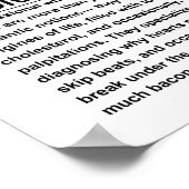 Cardioloog Poster (Hoek)