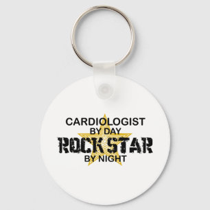 Cardioloog Rock Star by Night Sleutelhanger