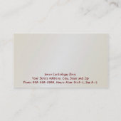 Cardioloog Visitekaartje (Achterkant)