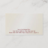 Cardioloog Visitekaartje (Achterkant)