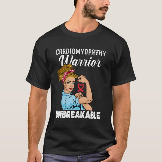 Cardiomyopathie Warrior onbreekbaar T-shirt (Voorkant)