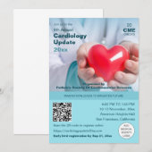 Cardiothoracale medische conferentie kaart (Voorkant / Achterkant)