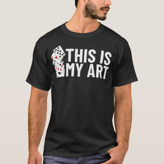 Cardistry Deck Kaart Flourish Trick-speelkaarten T-shirt