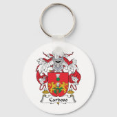 Cardoso Family Crest Sleutelhanger (Voorkant)