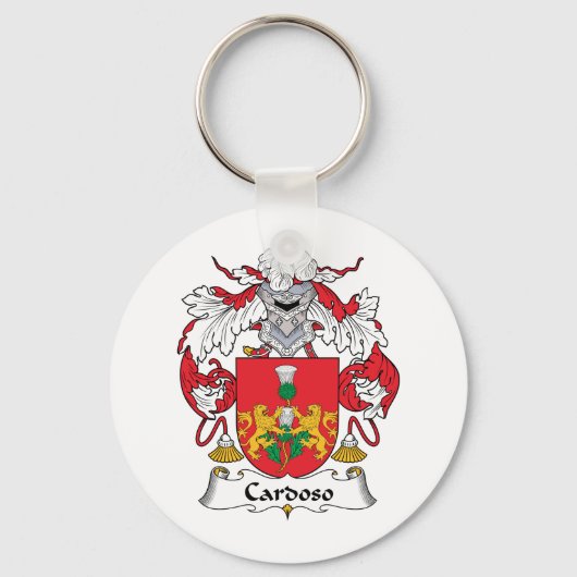 Cardoso Family Crest Sleutelhanger (Voorkant)