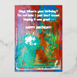 "CARDS BY MAGHIE" #CARDSBYMAGHIE CARDSBYMAGHIE.COM FOLIE FEESTDAGENKAART