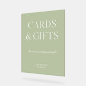 Cards & Gifts Sage Green Wedding  (Angle)