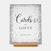 CARDS & GIFTS Silver Glitter Bridal Shower  (Recto)