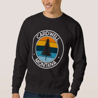 Cardwell Montana MT USA City Pride Retro Zonsonder Trui
