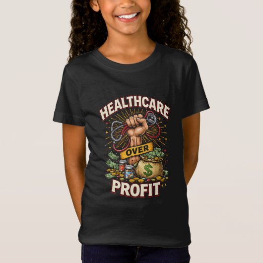 Care Before Profit T-shirt (Voorkant)