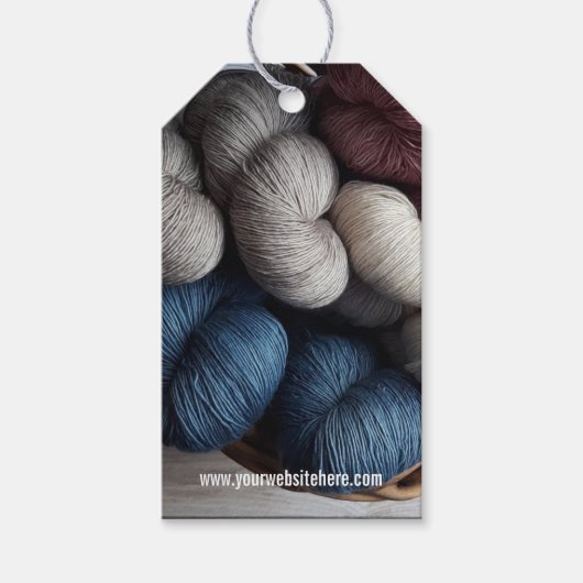 Care Instructions Wool Linen Sewn Knitted Cadeaulabel (Voorkant)